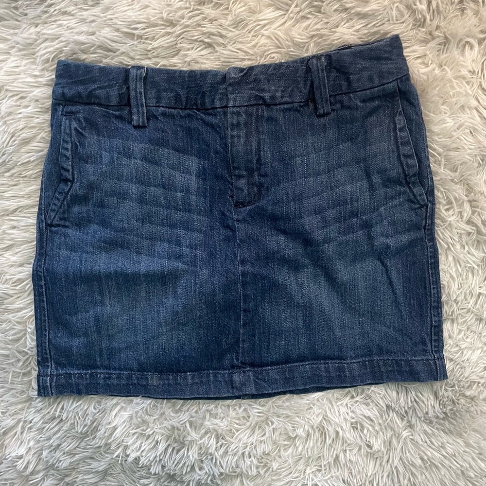 GAP blue mini skirt, cute!!